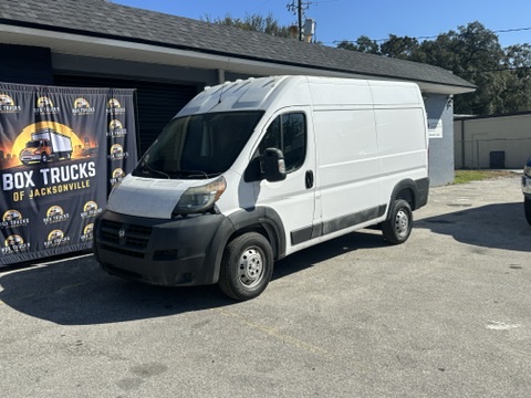 White Ram ProMaster cargo van for sale at Box Trucks of Jacksonville.