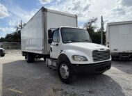 2007 Freightliner M2 26ft box truck with liftgate, white Freightliner truck.
