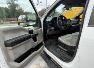 2019 Ford F-550 truck interior with open driver's door